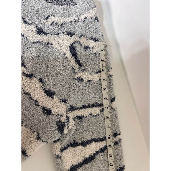 Barefoot Dreams Size 1X Sweater CozyChic Seaside Crew Neck Pullover Ocean Zebra - Picture 8 of 12